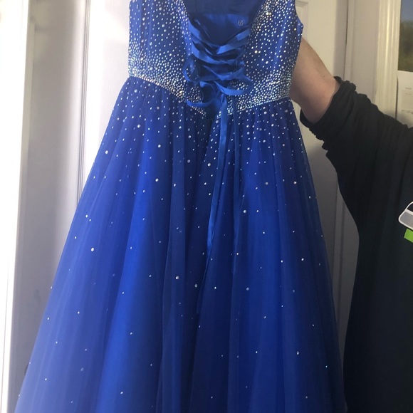 Girls Tiffany pageant gown size 12 - Picture 2 of 6